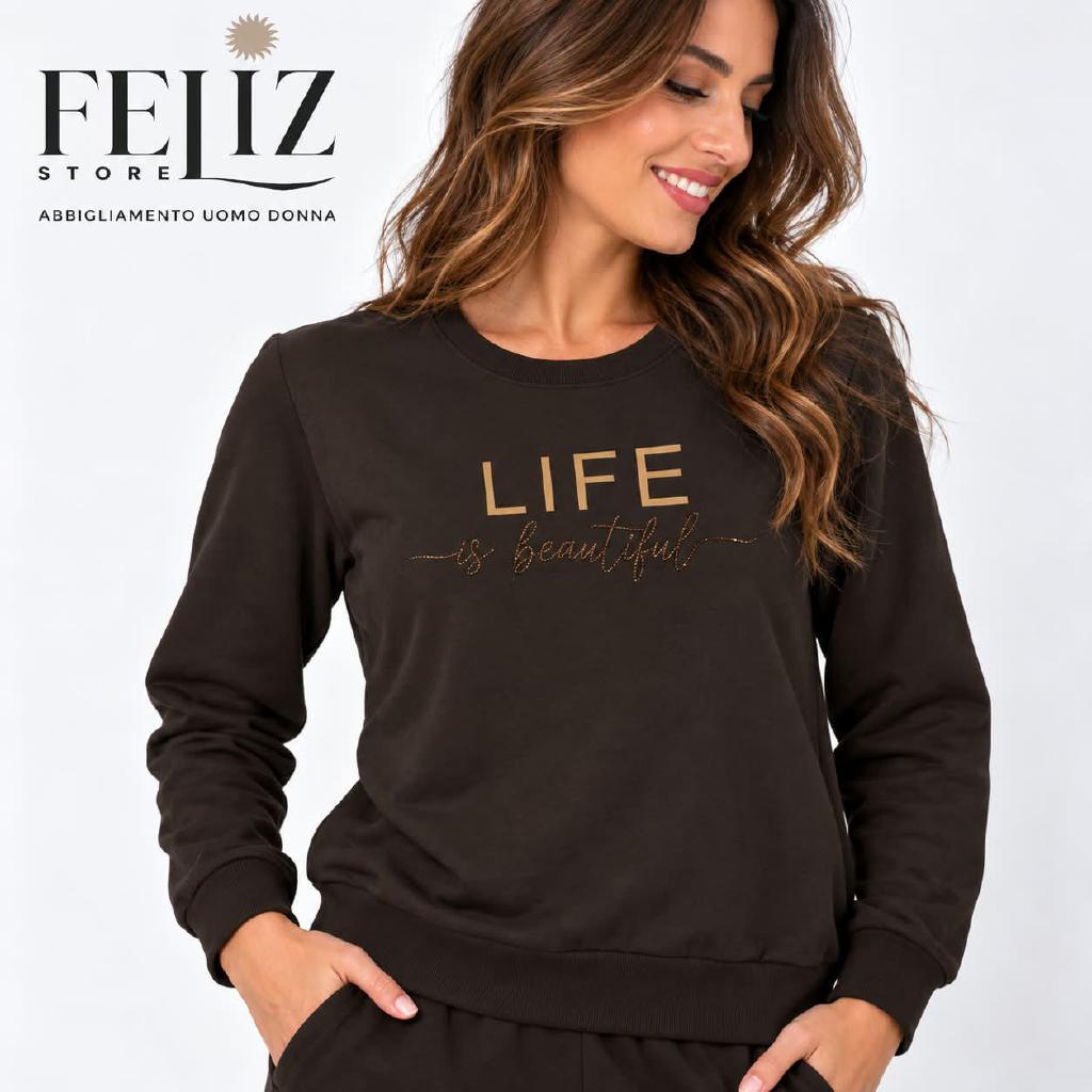 FELPA DONNA 28-022 INFINITE