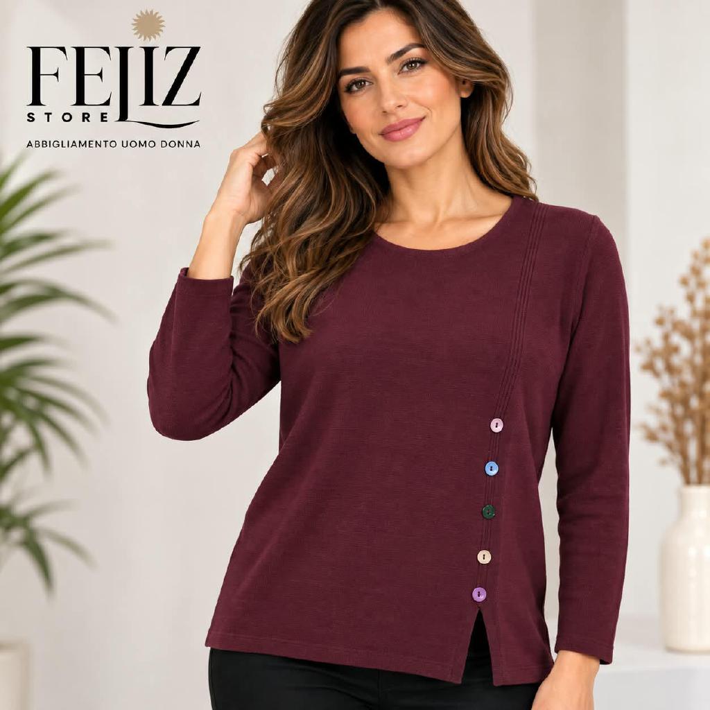 MAGLIA DONNA OVER 9441 CHIARA ORO