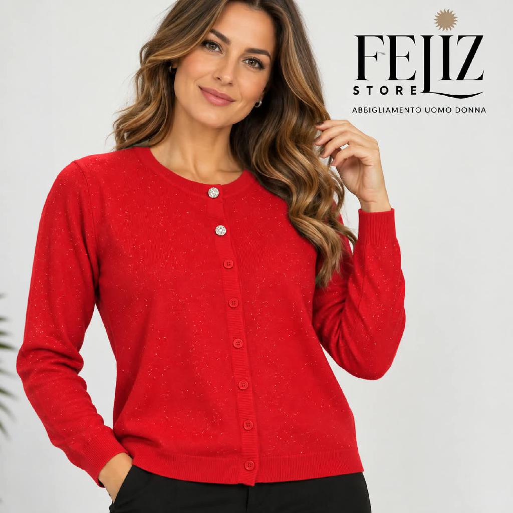 CARDIGAN DONNA 2465 CHIARA ORO