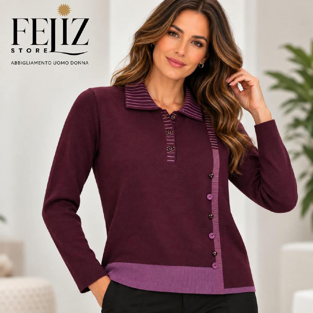 POLO DONNA 9448 CHIARA ORO